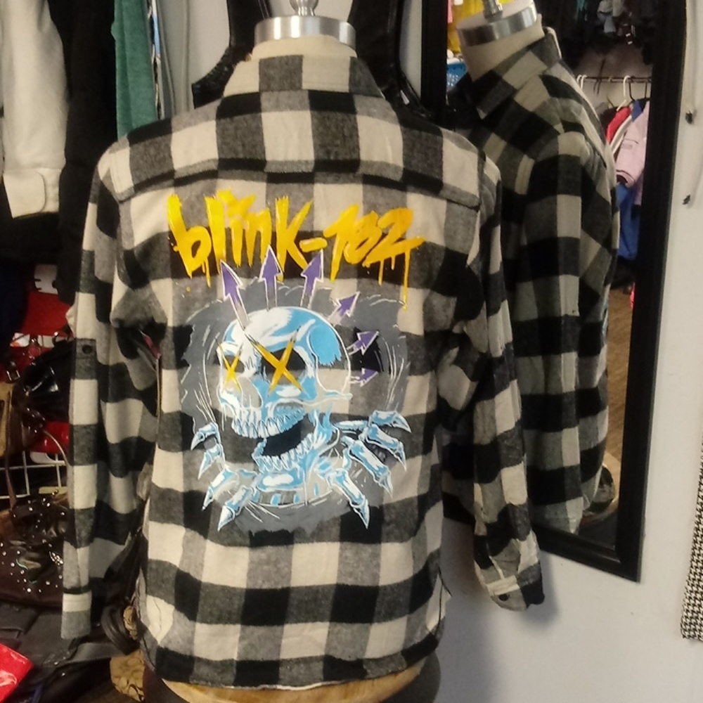 Nwt Blink 182 Flannel